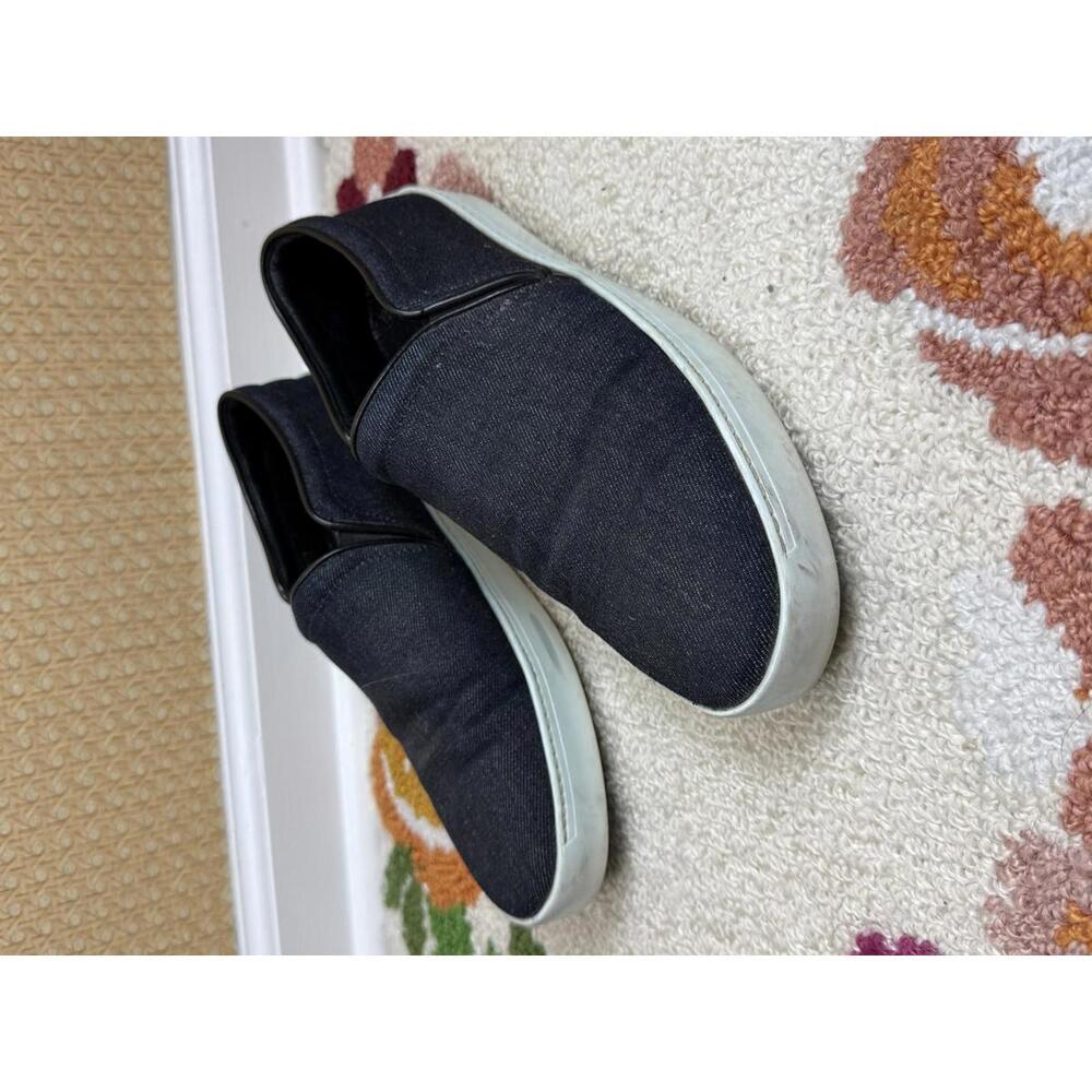 Rag & Bone Navy Kent Denim Slip-On Sneakers - Size - Women's 9